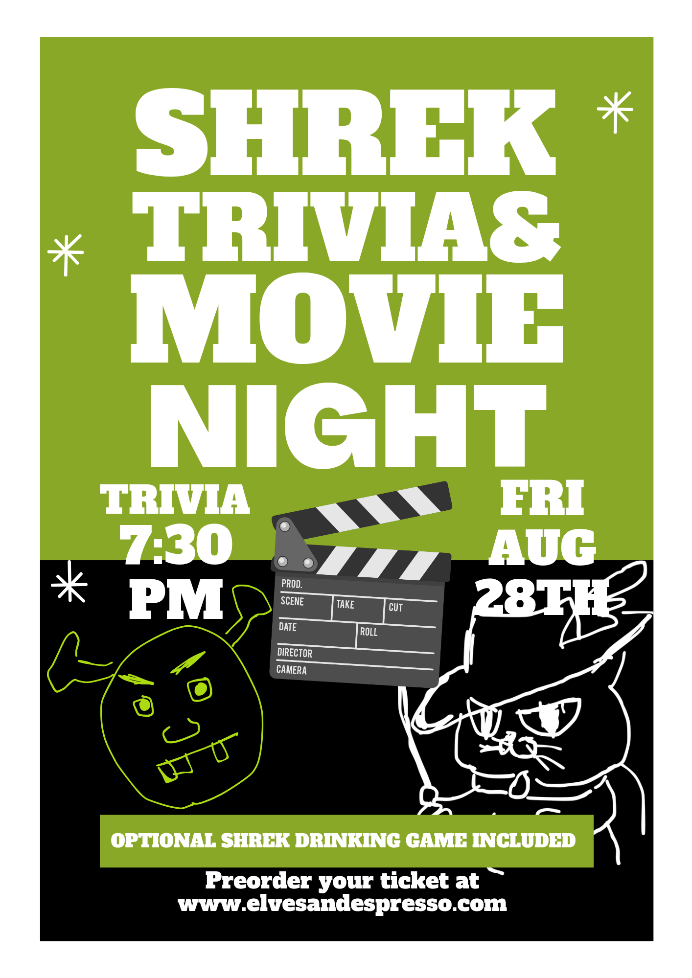 Shrek Trivia Movie Night