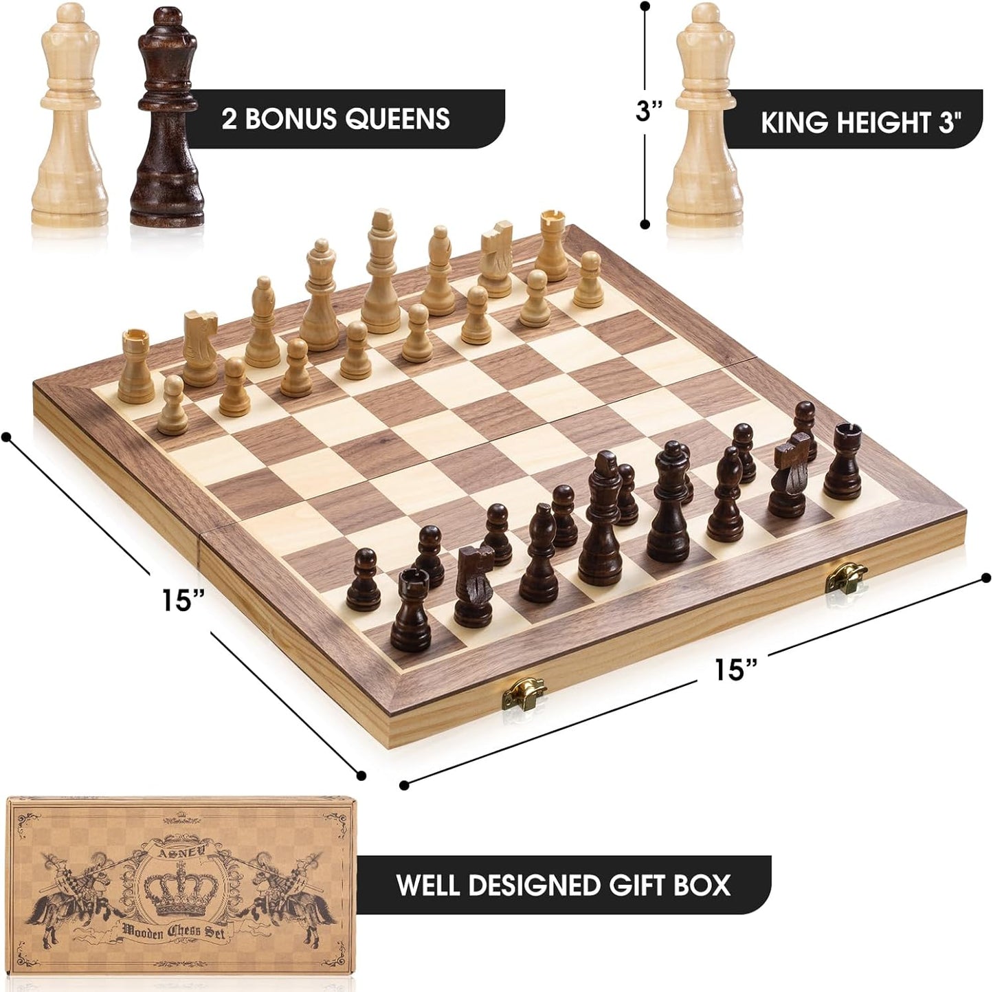 Wooden Chess Set