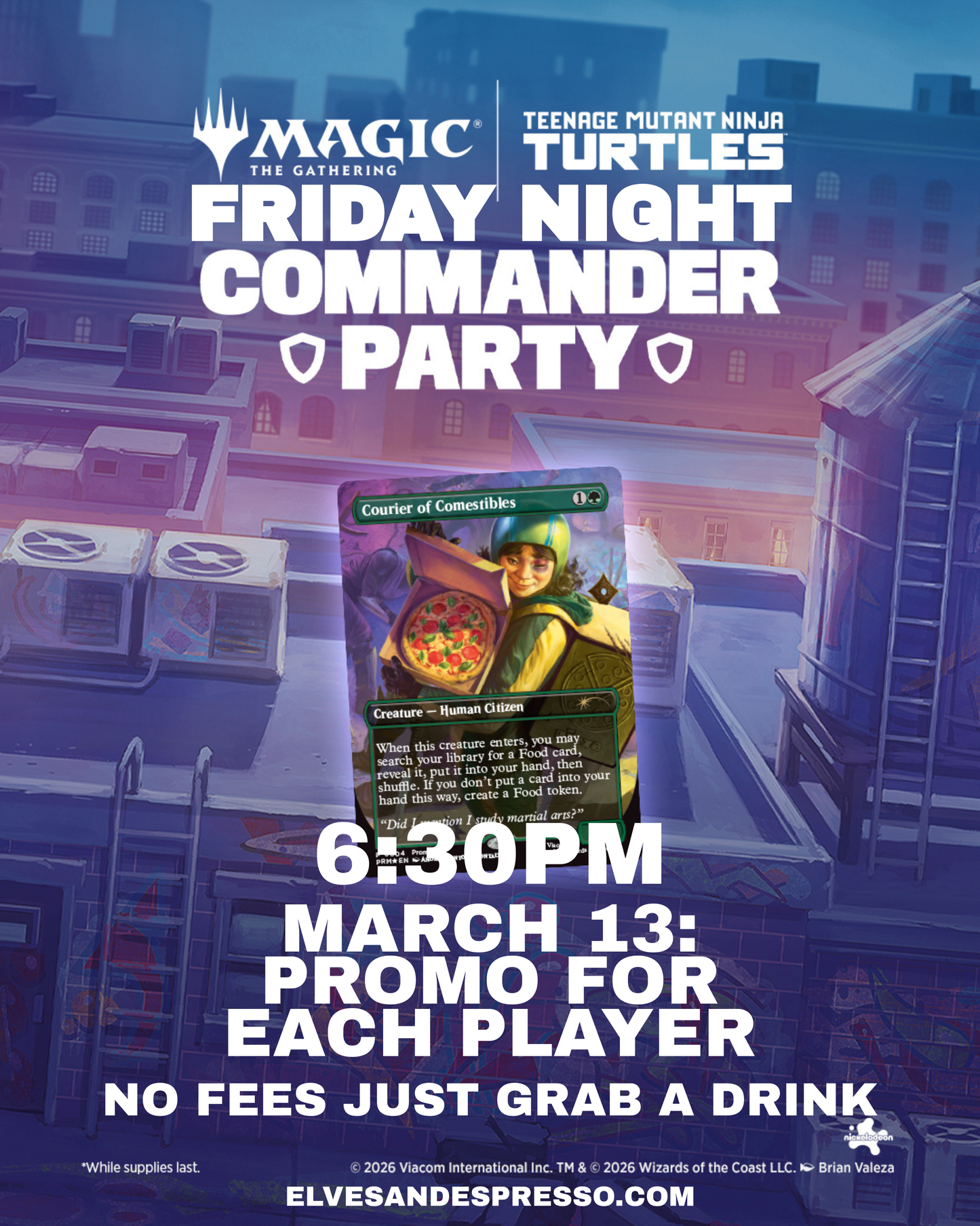 Friday Night TMNT Commander Party