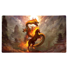Fire Horse Dragon Shield Playmat