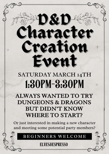 D&D Character Creation Workshop