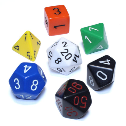 Chessex 7 Piece Dice Sets