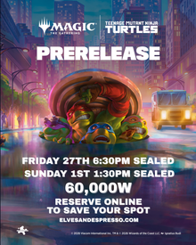 TMNT MTG Prerelease Entry & Signup