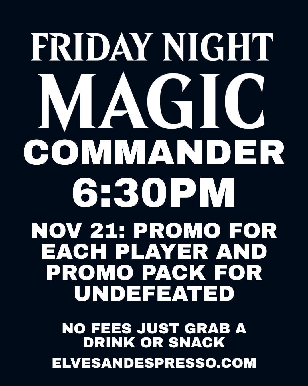Friday Night MTG Commander
