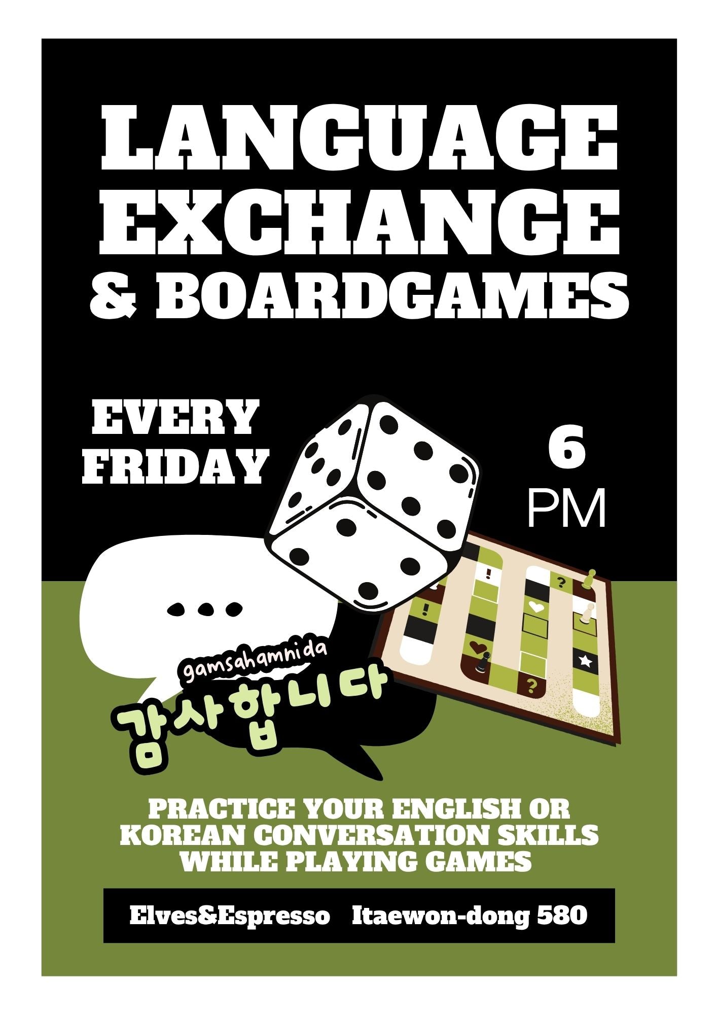 Language Exchange & Boardgames