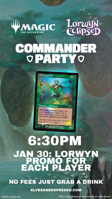 Lorwyn Friday Night MTG Commander
