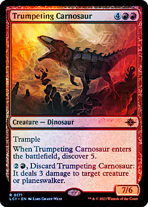 Trumpeting Carnosaur