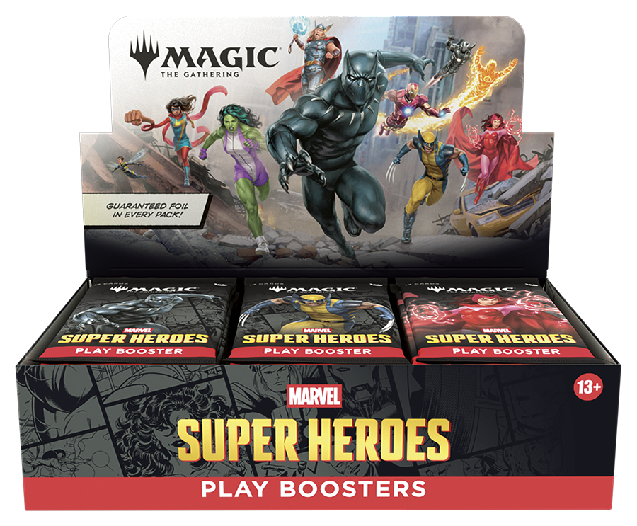 Marvel Super Heroes Play Booster Display Preorder