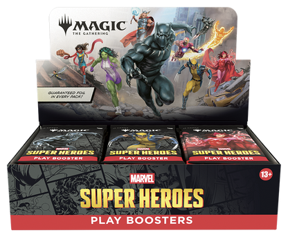 Marvel Super Heroes Play Booster Display Preorder