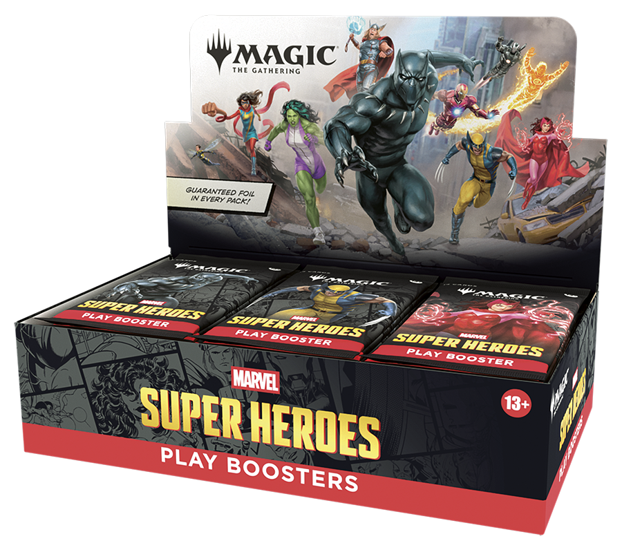 Marvel Super Heroes Play Booster Display Preorder