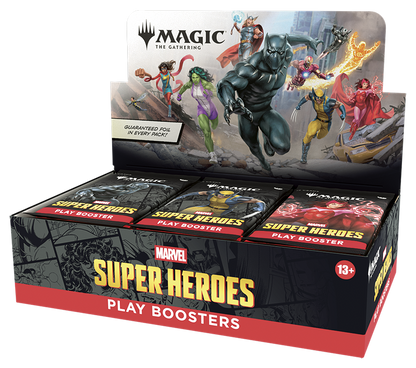 Marvel Super Heroes Play Booster Display Preorder