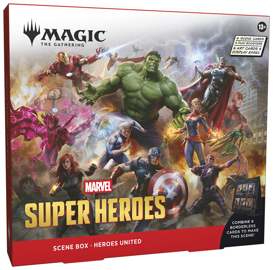 Marvel Superheroes Scene Box
