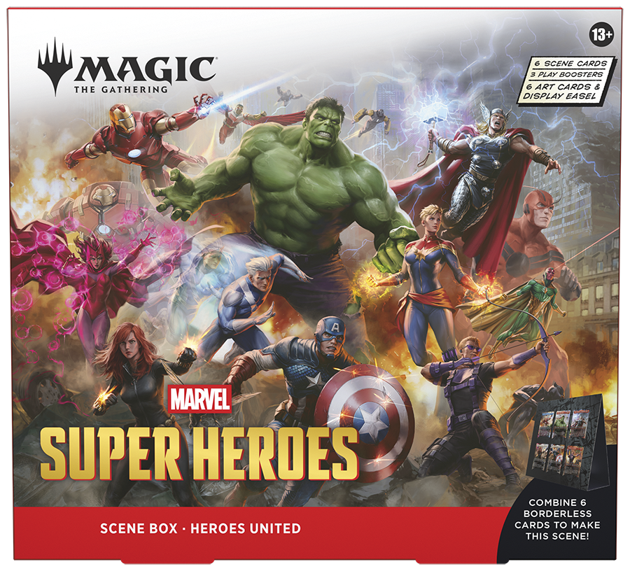 Marvel Superheroes Scene Box