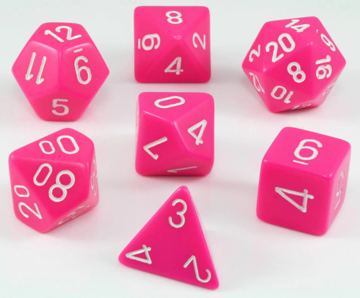 Chessex 7 Piece Dice Sets