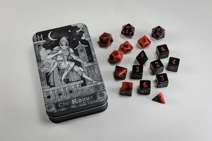 Character Class Dice: TTRPG Dice With Collectible Tin