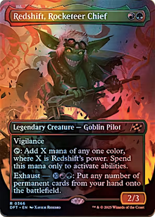 Redshift, Rockateer Chief