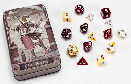 Character Class Dice: TTRPG Dice With Collectible Tin