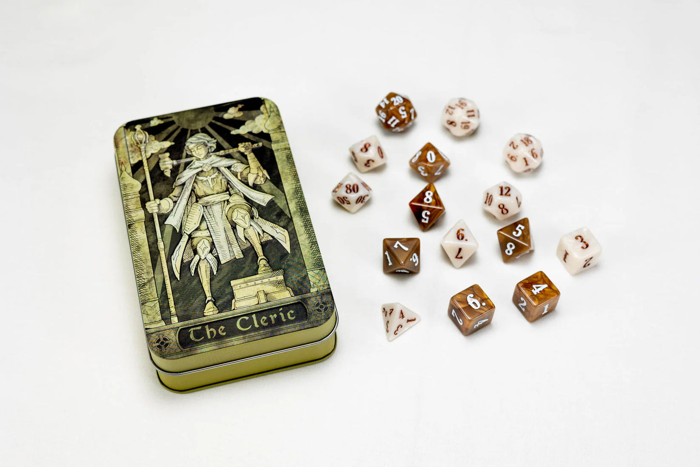 Character Class Dice: TTRPG Dice With Collectible Tin