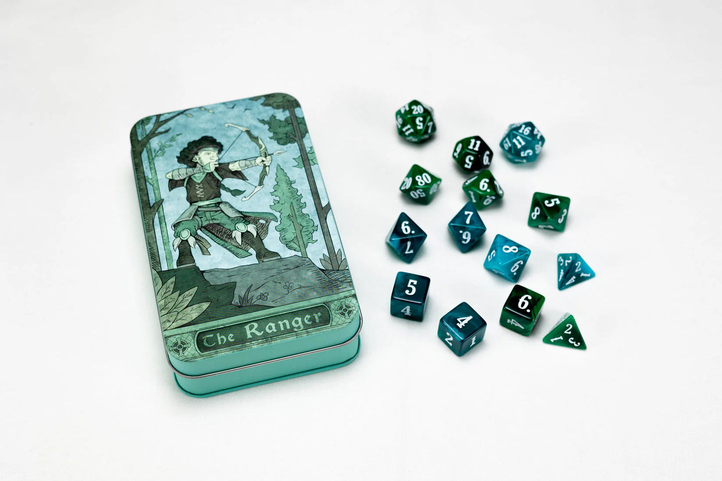 Character Class Dice: TTRPG Dice With Collectible Tin