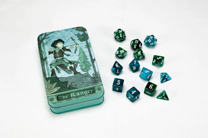 Character Class Dice: TTRPG Dice With Collectible Tin